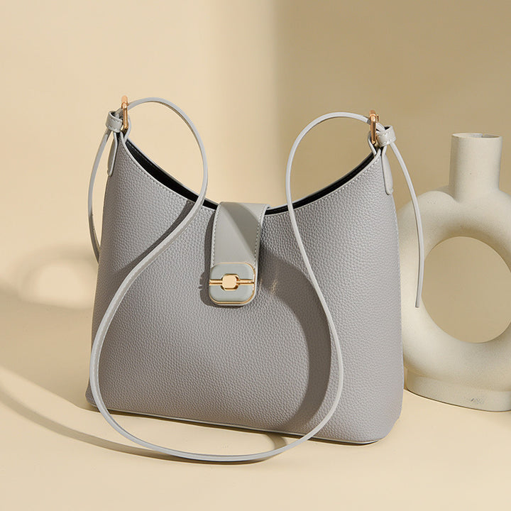 Stylish Textured Handbag Bowlift