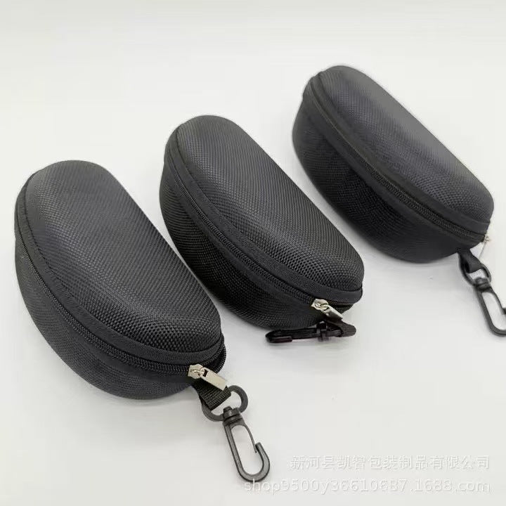 Protective Hard Shell Sunglasses and Eyewear Case with Carabiner Bowlift