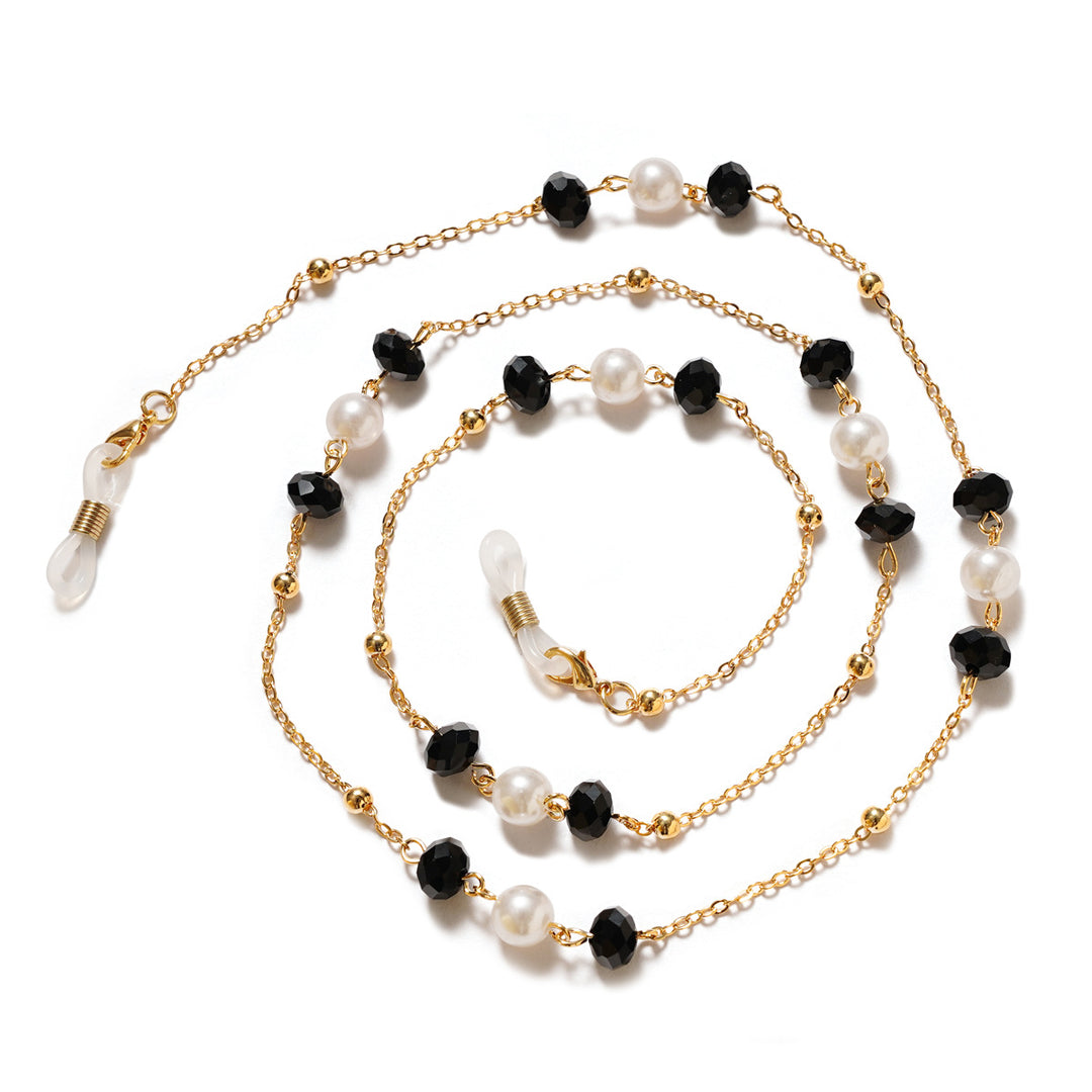 Luxurious Beaded Eyewear Chain Bowlift