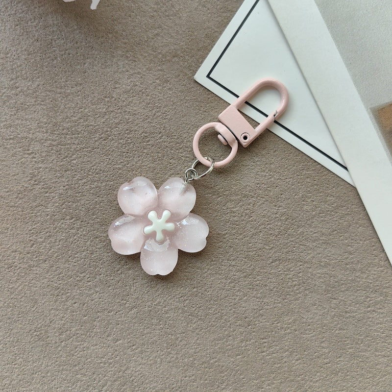 Key ring with flower motif Bowlift