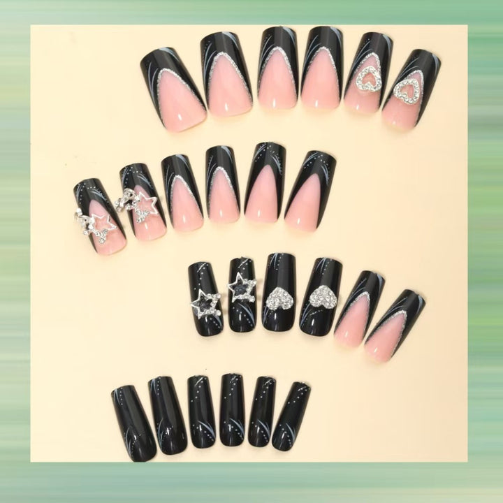 Decorative Acrylic Press-On Nail Art Bowlift