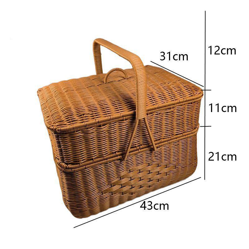 Handwoven Decorative Storage Basket Bowlift