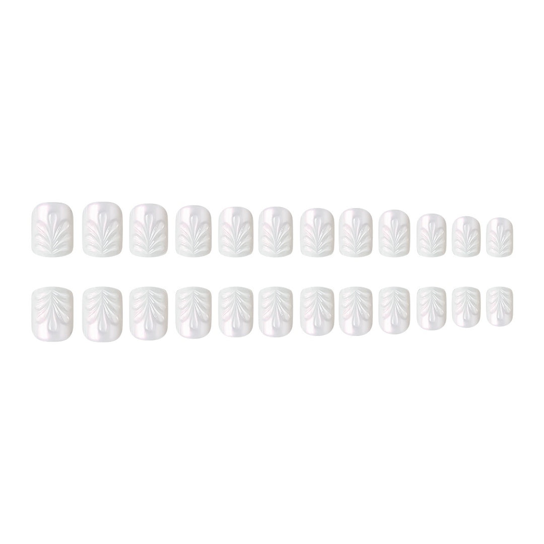 Elegant Textured Nail Design Bowlift