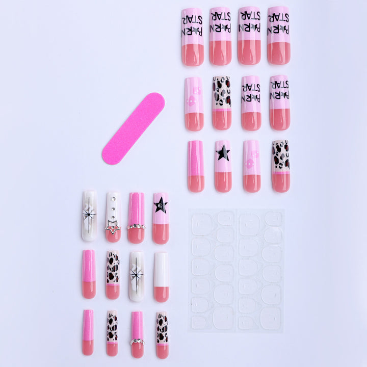 Artificial nails with creative designs and elegant accents Bowlift