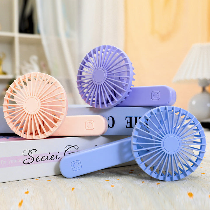Women's Portable Hand Fan with Ergonomic Design and USB Charging Function Bowlift