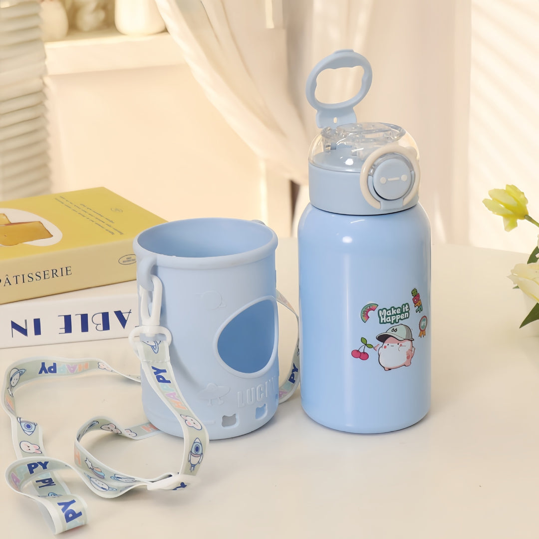 Ladies Insulated Water Bottle with Child-Friendly Design Bowlift
