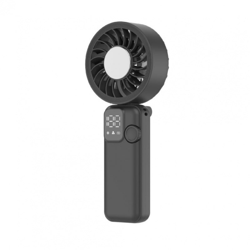 Ladies portable mini air circulator with temperature display Bowlift