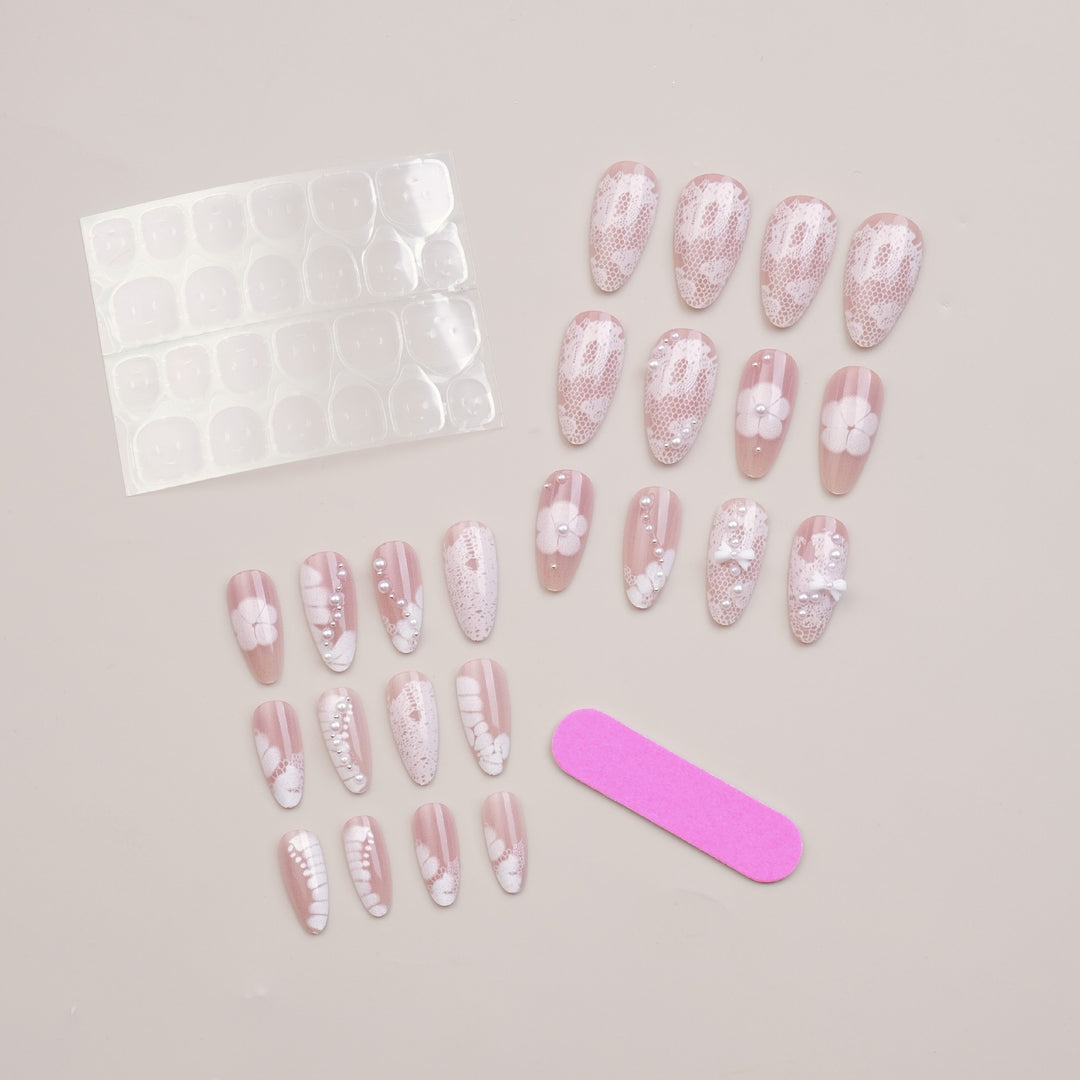 Elegant 3D Decorative Nail Enhancements Bowlift