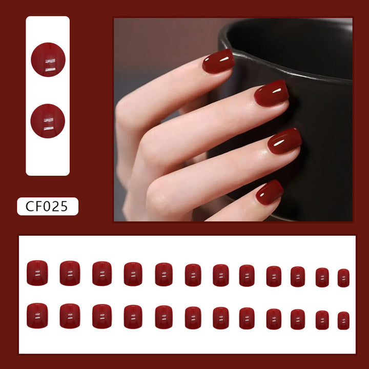 Glossy Press-On Nail Kit Bowlift