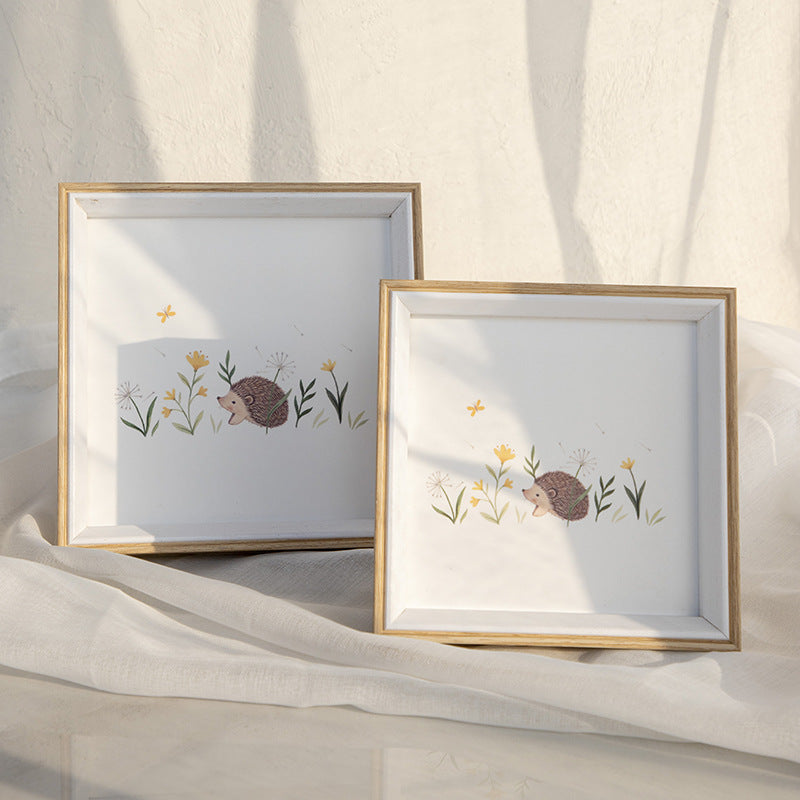 Artistic Framed Animal Illustration