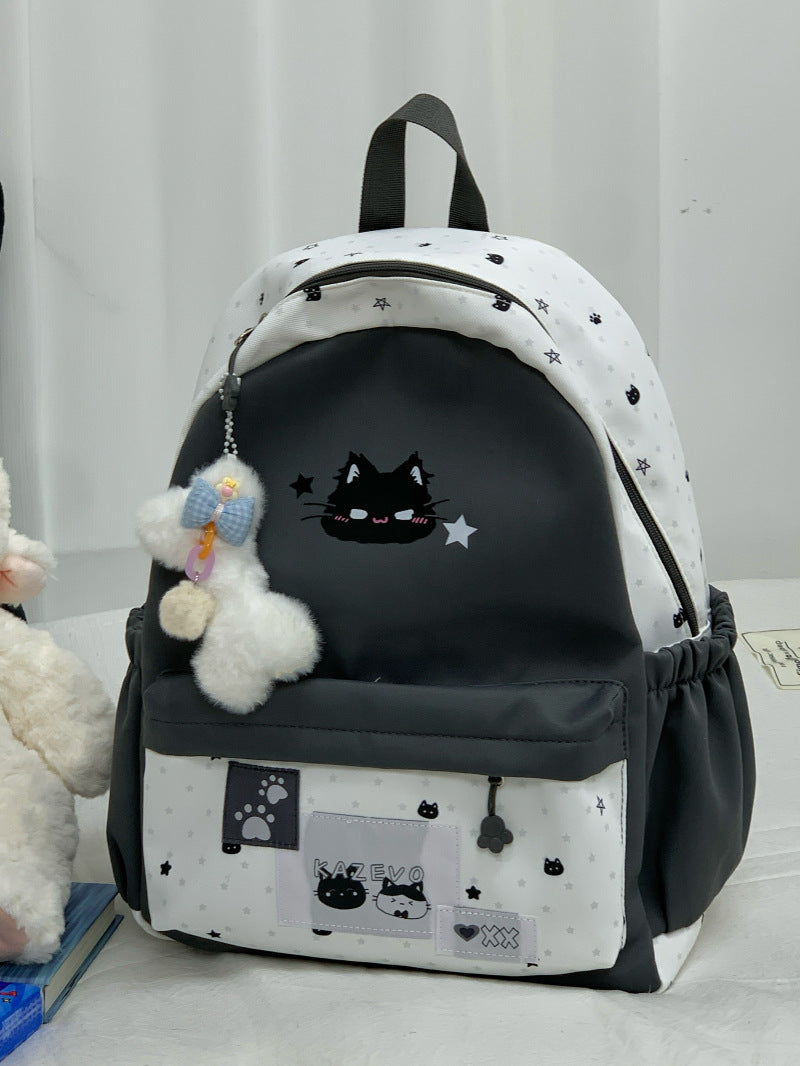 Playful Cat-Themed Backpack
