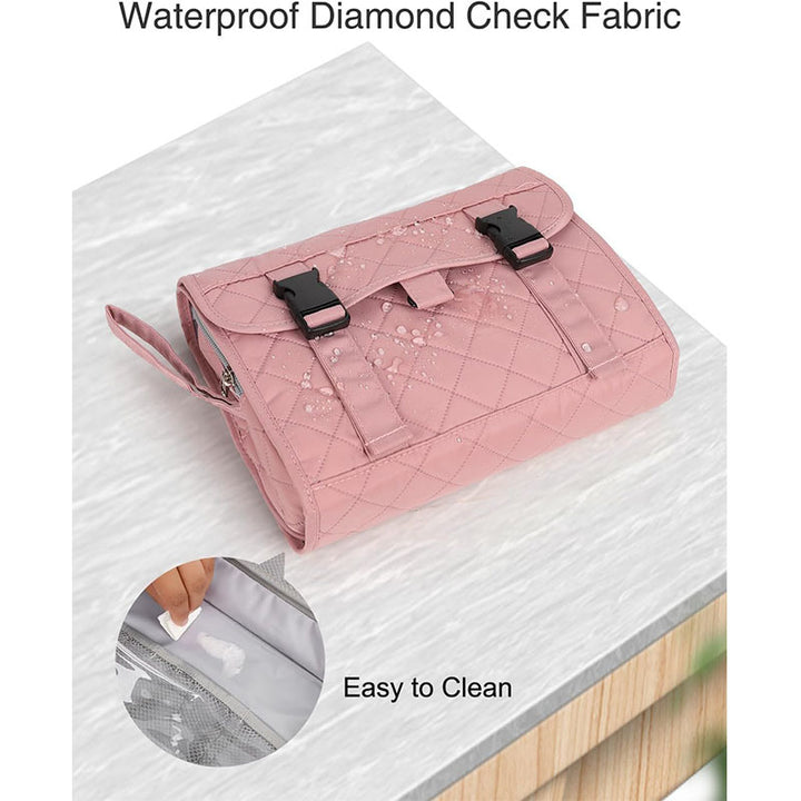 Multifunctional cosmetic bag with hook Bowlift