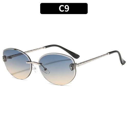 Elegant Oversized Aviator Sunglasses