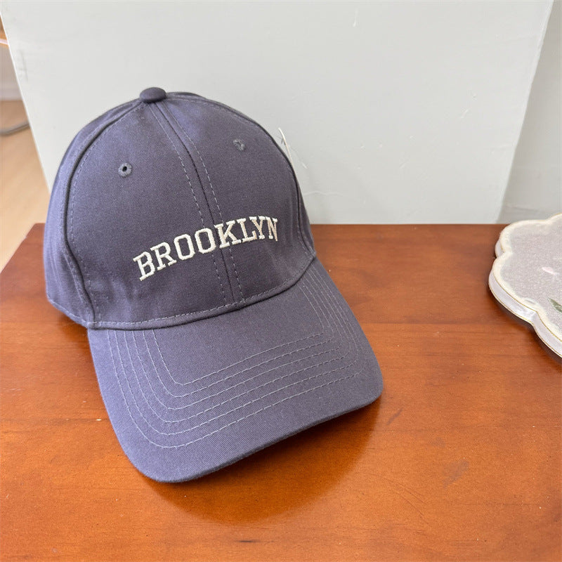 Men's Casual Embroidered Cotton Baseball Cap Bowlift