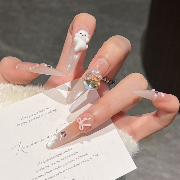 Creative Cartoon Nail Art Extensions Bowlift