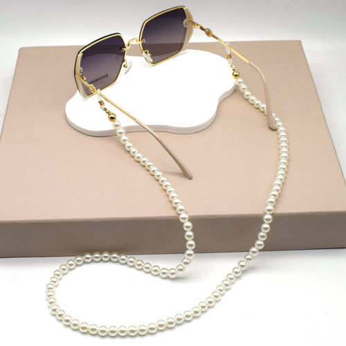 Elegant Pearl Beaded Eyewear Chain Bowlift