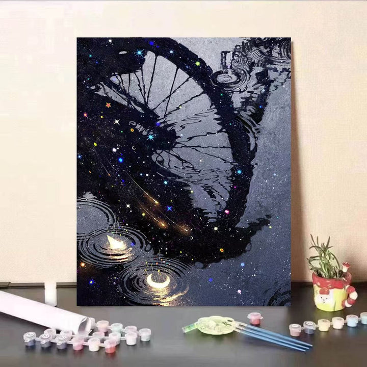 DIY Starry Night Paint by Numbers Kit Bowlift