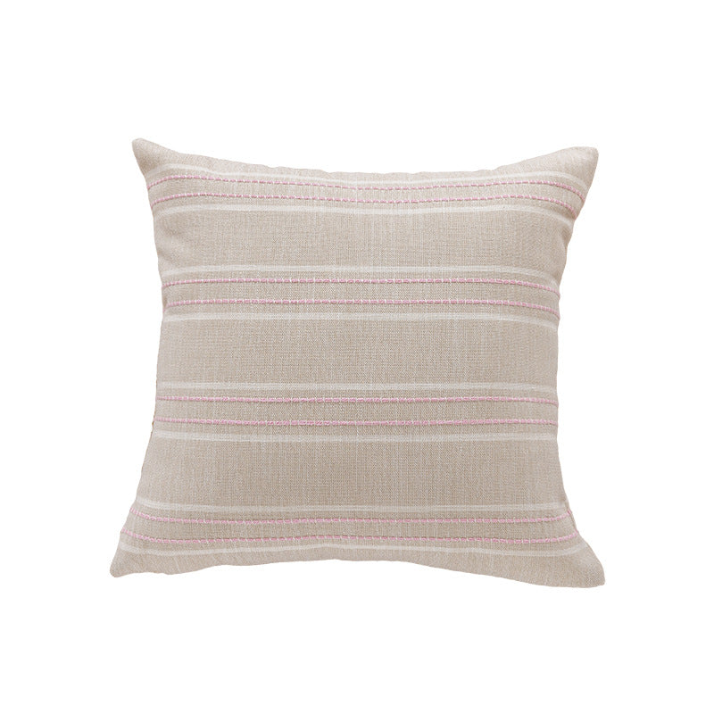 Soft Structured Stripe Decorative Cushion