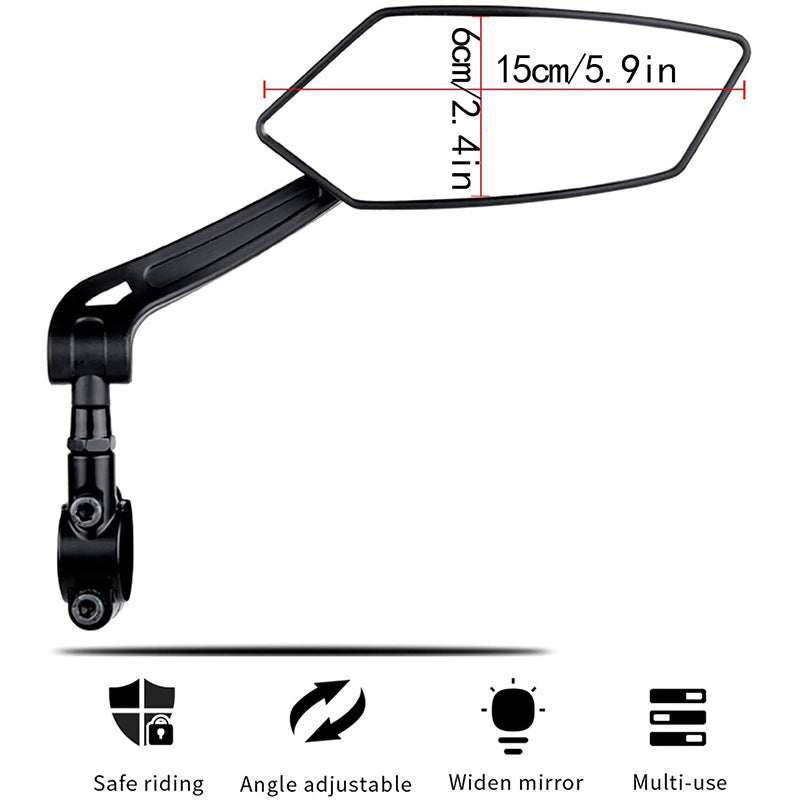 Adjustable Universal Bicycle Side Mirror Bowlift