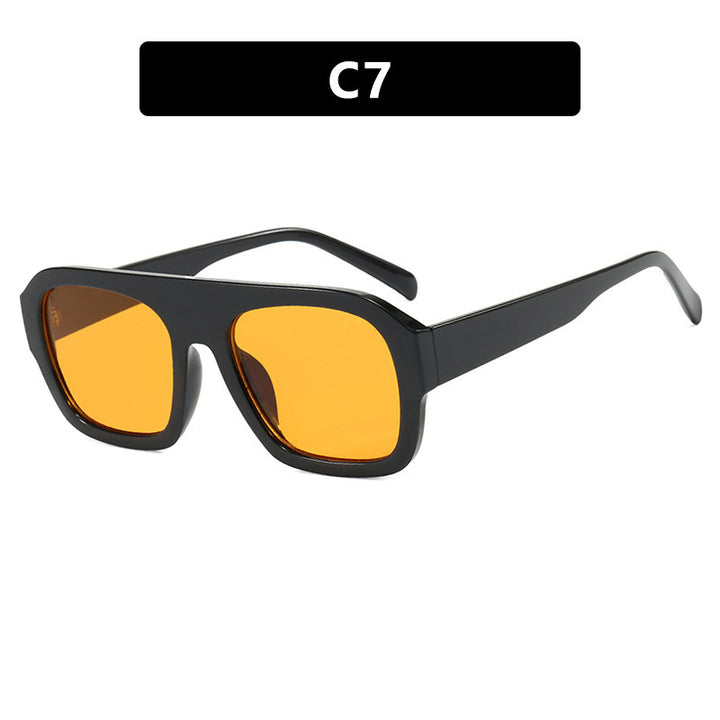 Women's oversized sunglasses with distinctive rectangular frame Bowlift