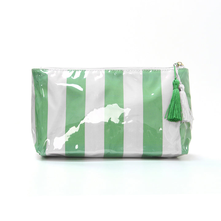 Cosmetic pouch with colorful check pattern Bowlift