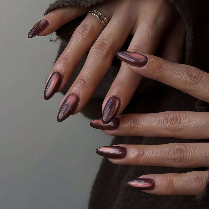 Premium Ombre Stiletto Press-On Nails Bowlift