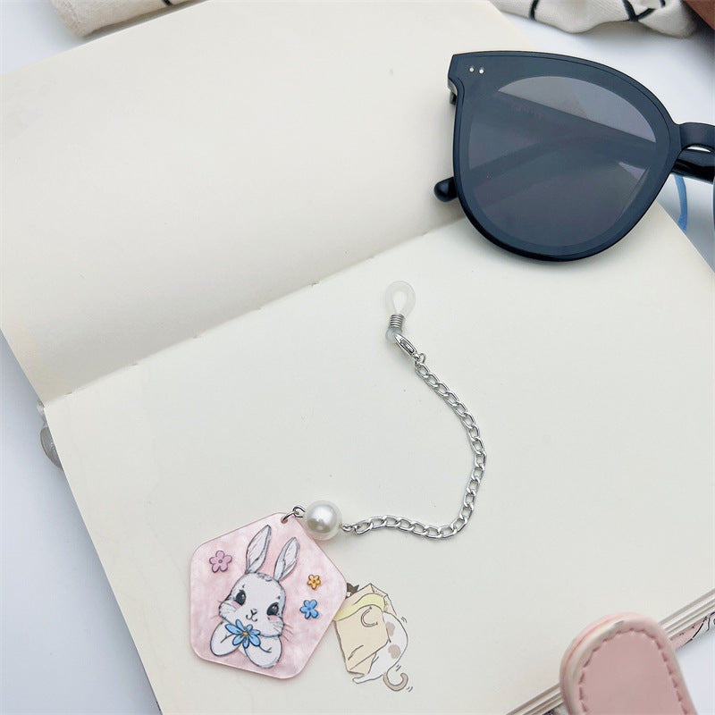 Heart-Designed Eyewear Chain Holder Bowlift