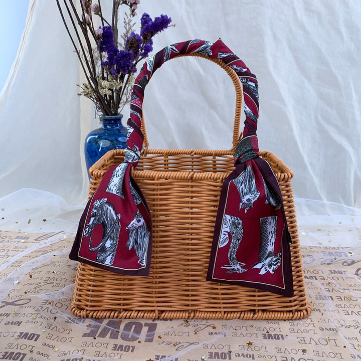 Women Diamond-shaped Handheld Basket Bowlift