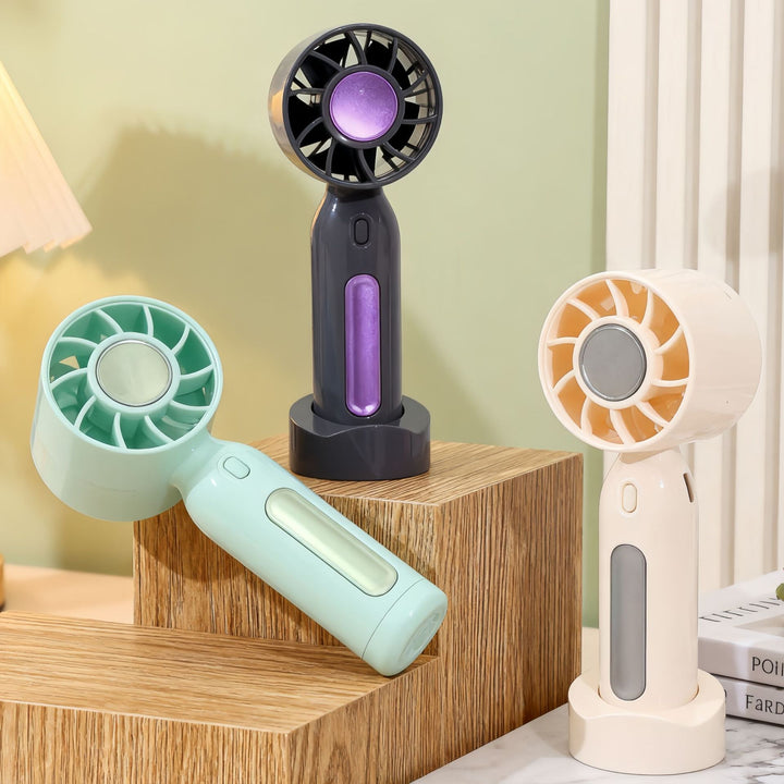 Women portable mini fan with USB connection and rotatable head Bowlift