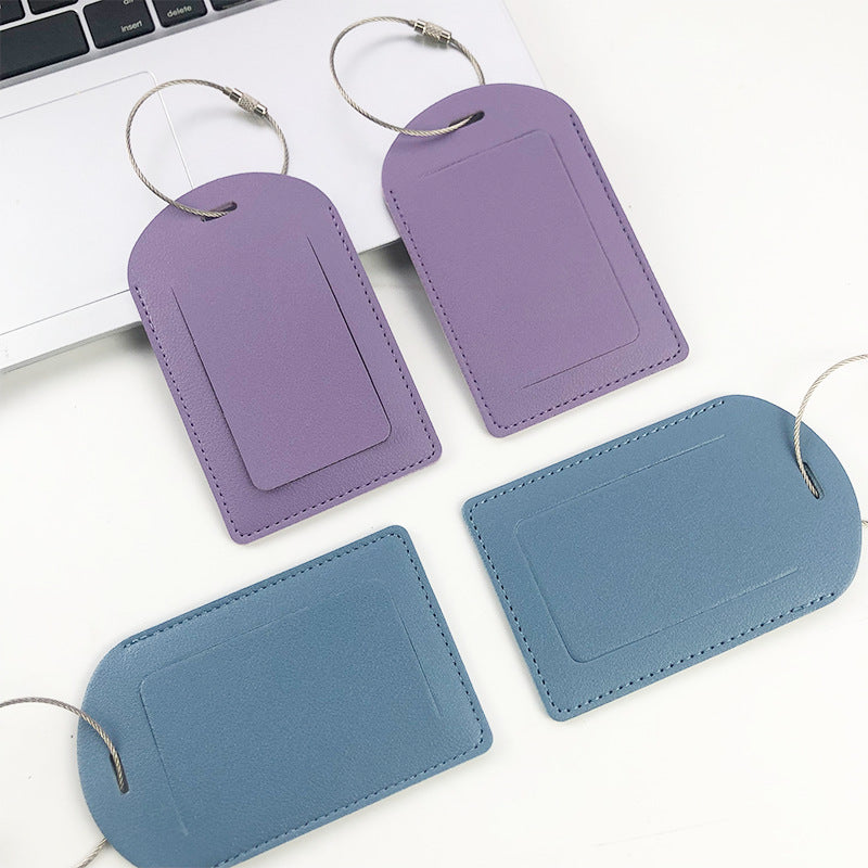 Premium Leather Travel Luggage Tag Bowlift