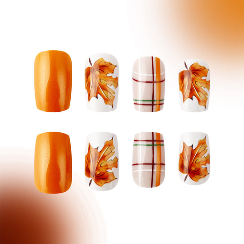 Autumn-Inspired Nail Art Set Bowlift