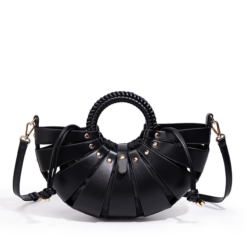 Elegant Fan-Shaped Handbag Bowlift