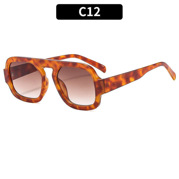 Unique Acetate Square Sunglasses