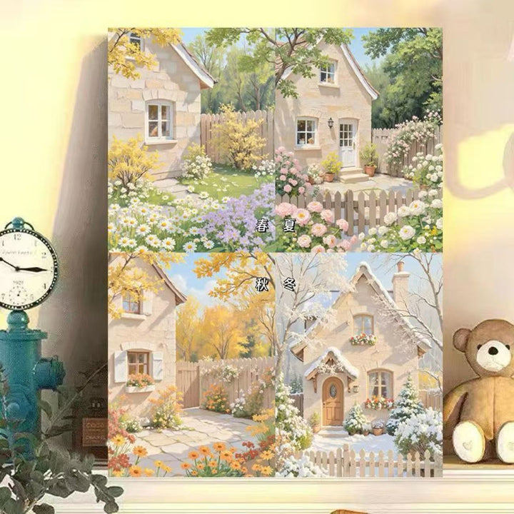 Seasonal Landscape Wall Art Bowlift