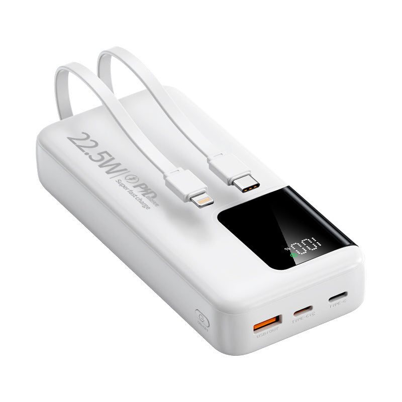Power bank with dual fast charging ports and digital capacity display Bowlift