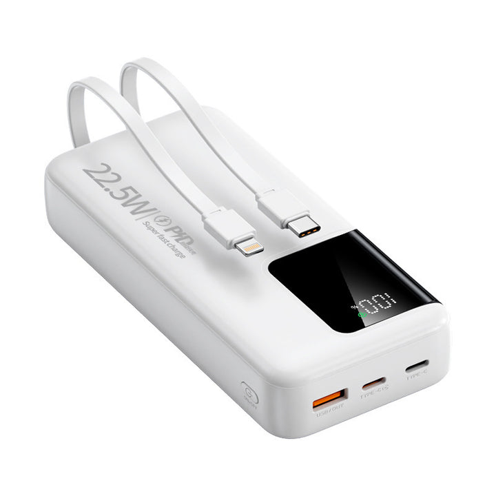 Power bank with dual fast charging ports and digital capacity display Bowlift
