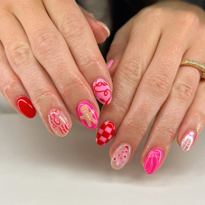 Festive Decorative Nail Art Bowlift