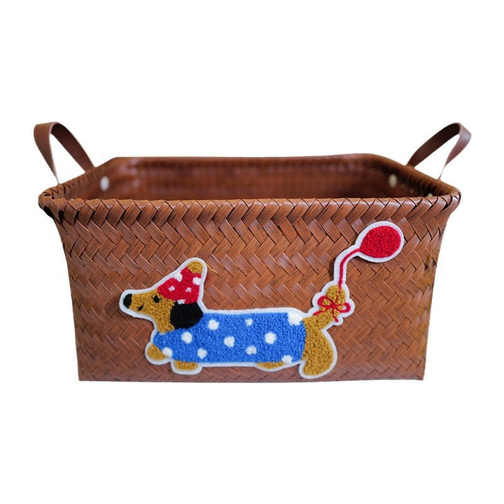 Playful storage basket with animal pattern Bowlift