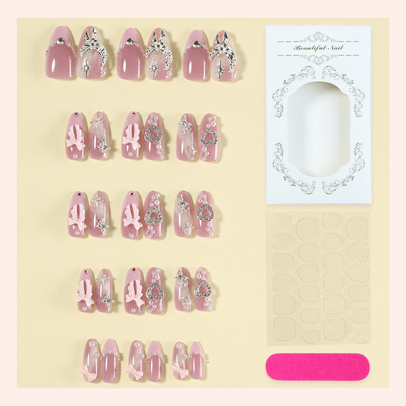 Glamorous Decorative Press-On Nail Art Set Bowlift