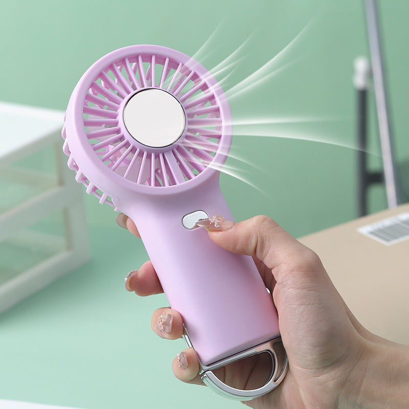 Ladies practical handheld fan with ergonomic handle Bowlift