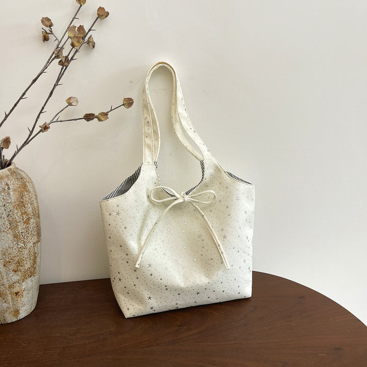 Stylish Multi-Pocket Canvas Tote Bag