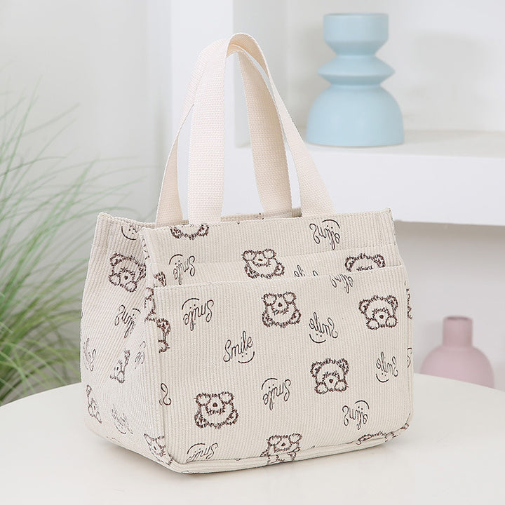 Cute Fun Cartoon Themed Mini Tote Bag Bowlift