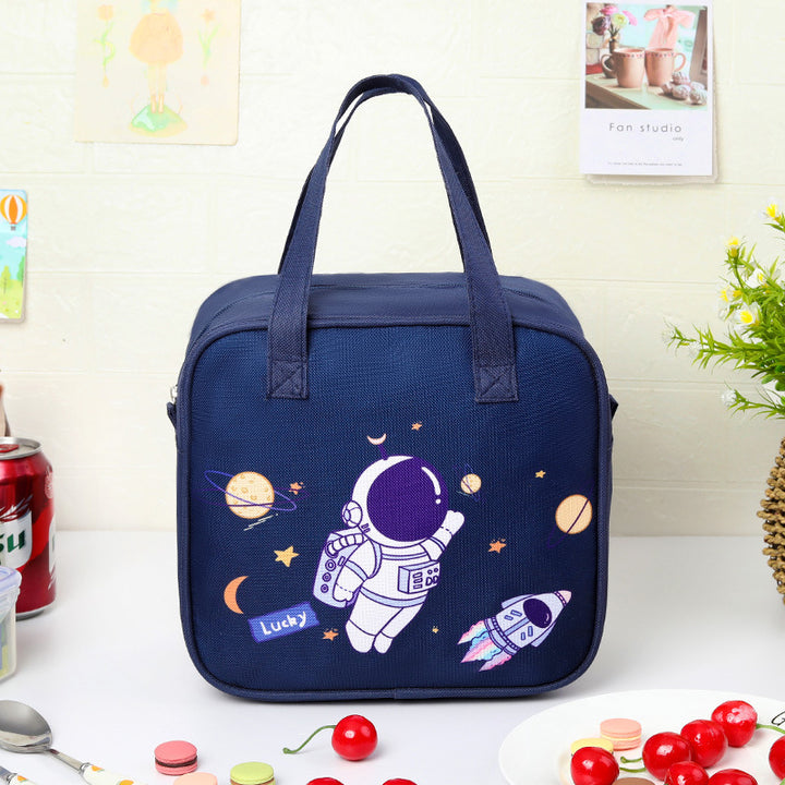 Children's Insulated Bear-Themed Lunch Bag Bowlift