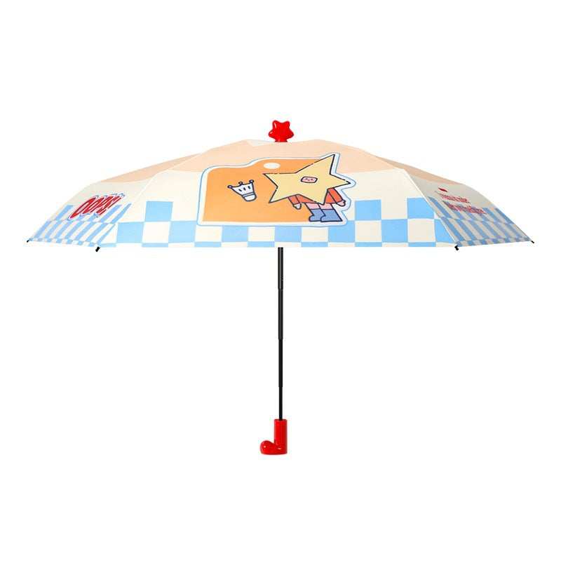 Women's creative and playful folding umbrella with sporty design Bowlift