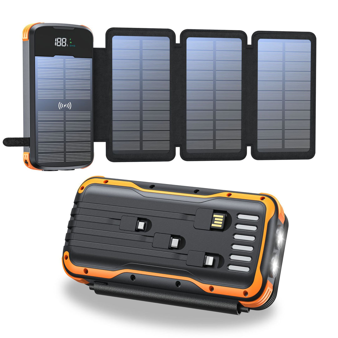 Solar Powerbank with Wireless Charging Function By Bowlift