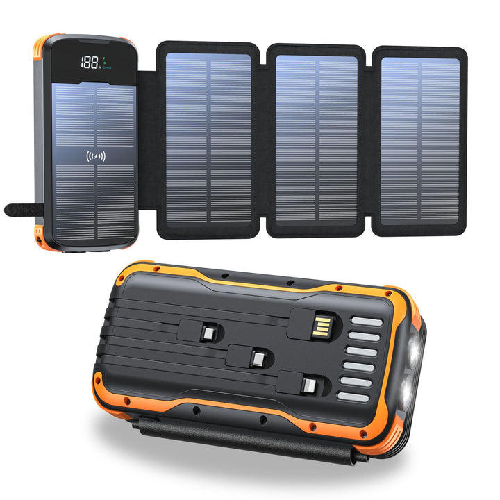 Solar Powerbank with Wireless Charging Function By Bowlift