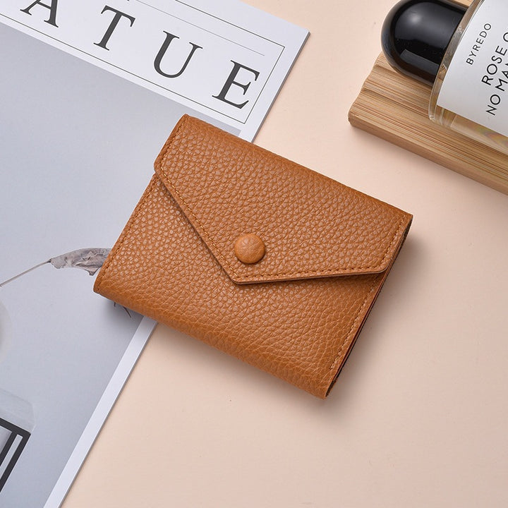 Premium Textured Leather Coin Wallet Bowlift