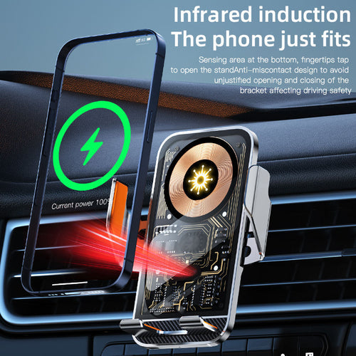 Unisex Smartphone Holder with innovative wireless charging technology Bowlift