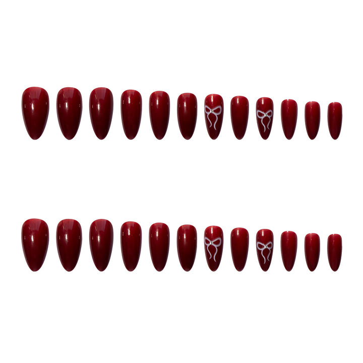 Acrylic nail set with elegant arch design Bowlift