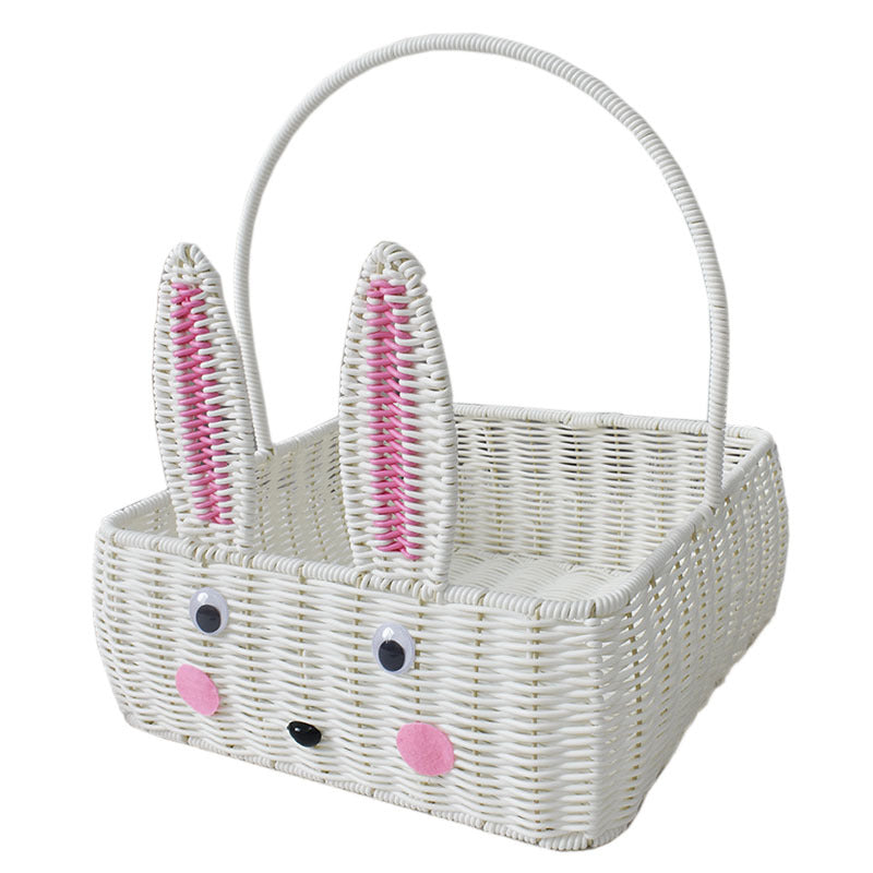 Bunny-Shaped Decorative Storage Basket Bowlift